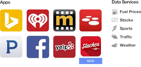 Entune Apps and Data Services