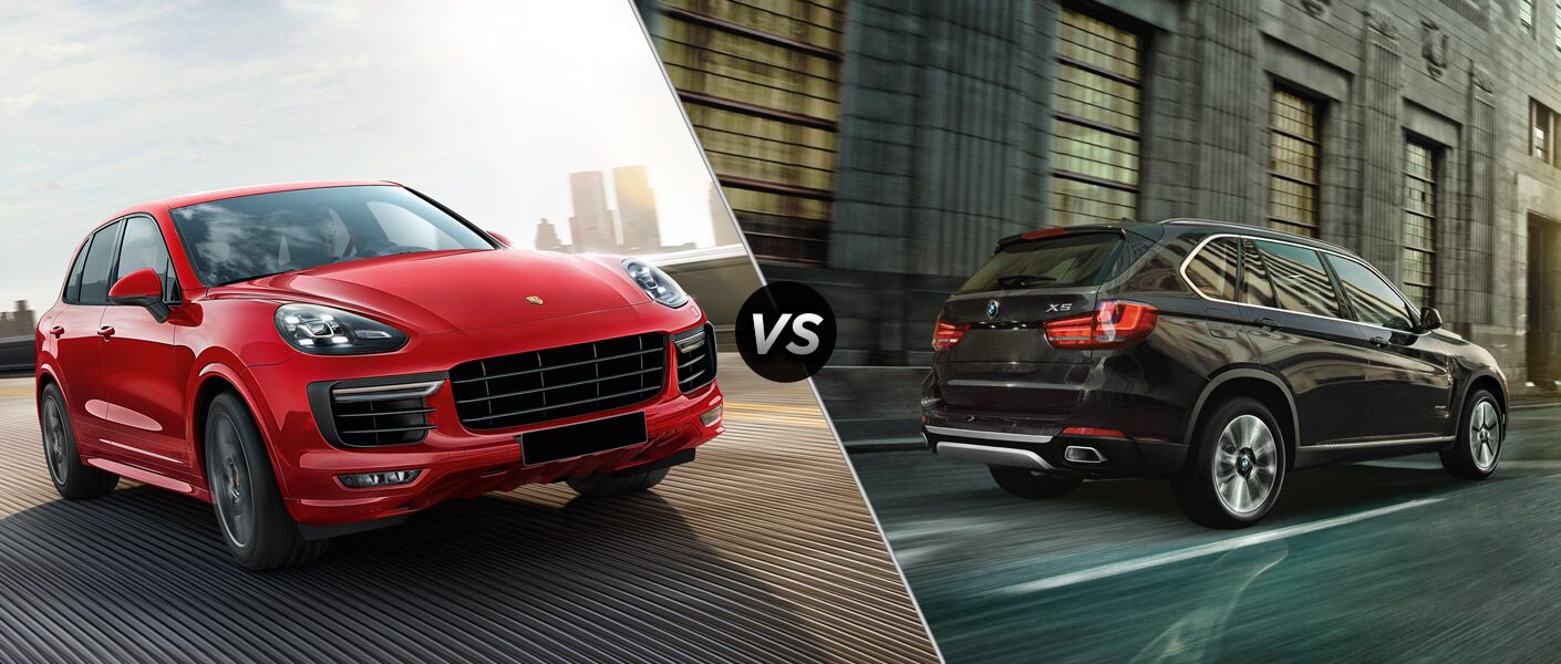 2015 Porsche Cayenne vs 2015 BMW X5