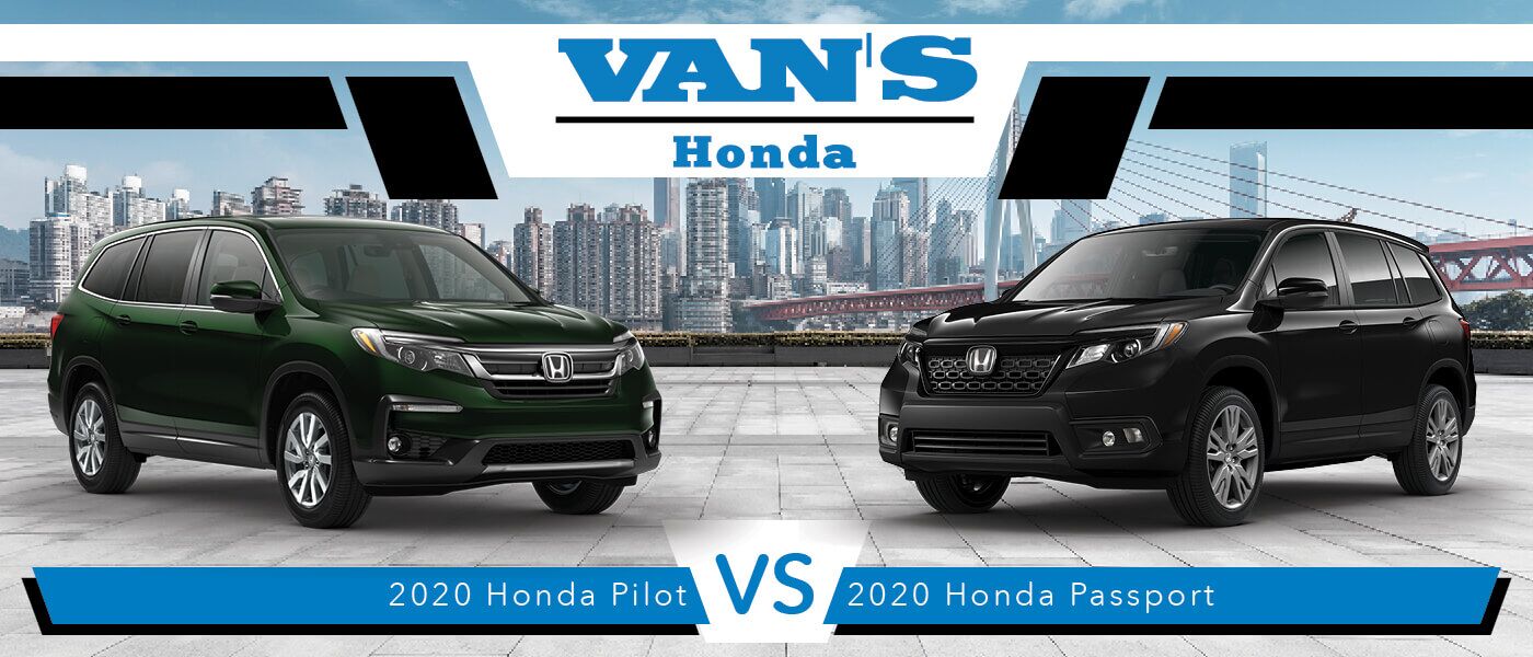 2020 Honda Pilot vs. 2020 Honda Passport in Green Bay, WI