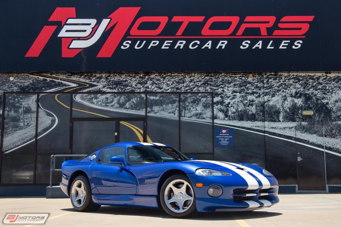 1996 Dodge Viper Gts Blue And White Stripes Tx 30486458