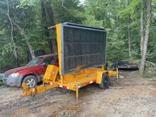 1997_Precision SMC1000 Signboard Trailer_LED Message Center__ Crozier VA