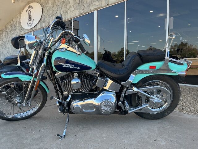 2002 Harley-Davidson FXSTSI TEAL