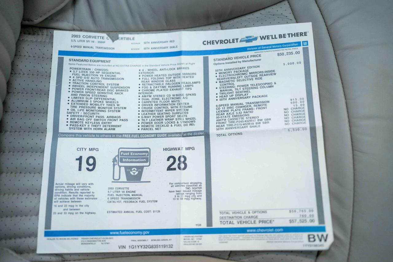 2003 Chevrolet Corvette Marietta GA 2003 Chevrolet Corvette Marietta GA