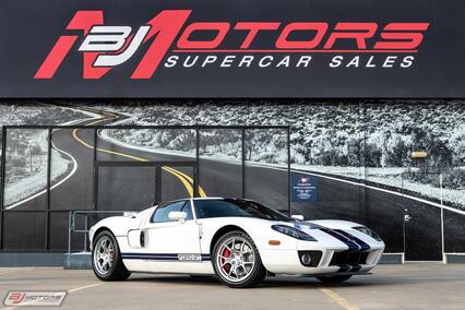 2006 Ford GT Centennial White with Blue Stripes Tomball TX 2006 Ford GT Centennial White with Blue Stripes Tomball TX