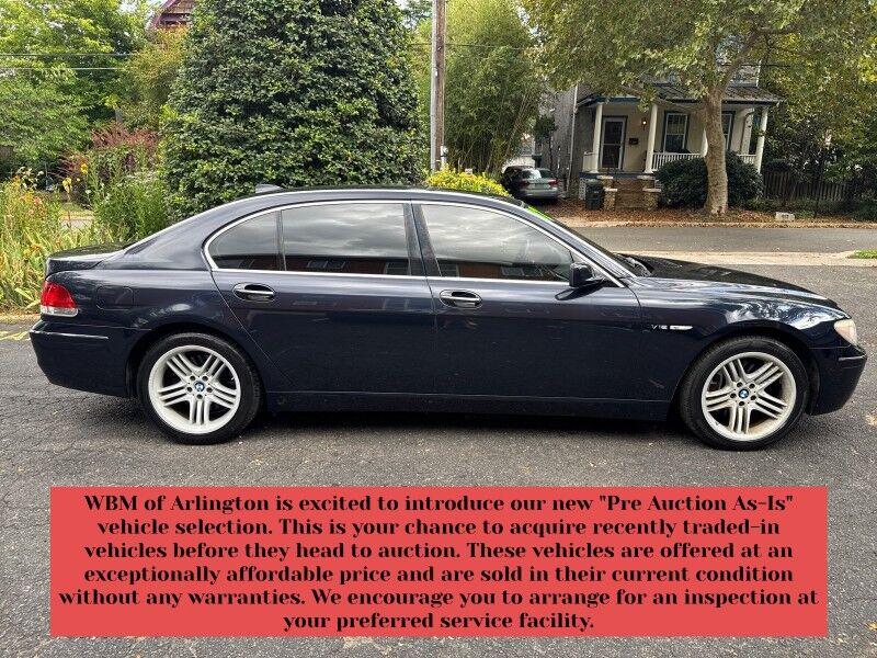 2007 BMW 7 Series 760Li RWD 2007 BMW 7 Series 760Li RWD