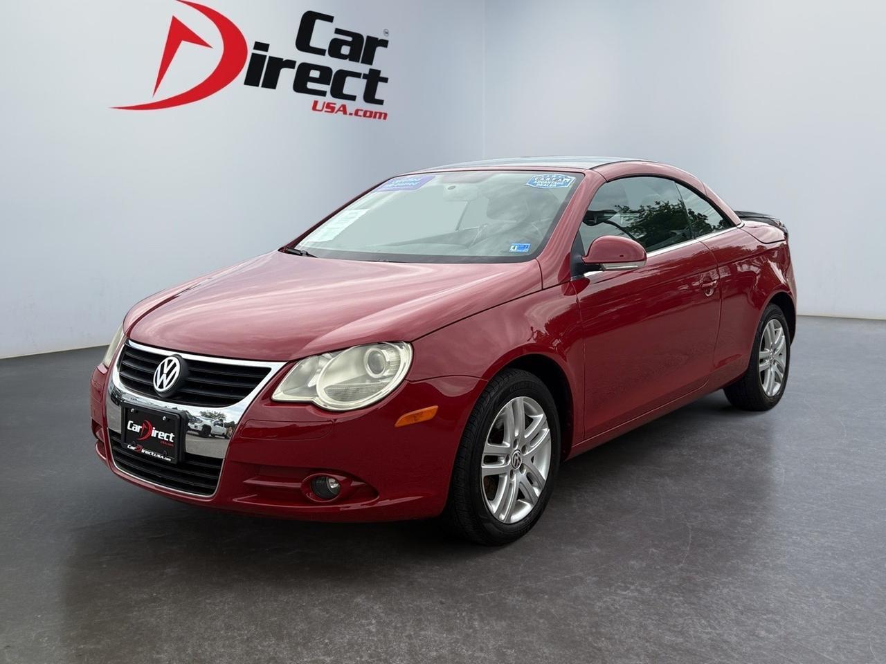 2007 Volkswagen Eos, MANUAL TRANSMISSION, HARD TOP CONVERTIBLE, SUNROOF, TLINK5 AFTER MARKET RADIO WITH APPS, APPLE CARPLAY/ANDROID AUTO, GOOGLE MAPS/NAVIGATION, APPLE WEATHER, YOUTUBE APP, BLUETOOTH, POWER HEATED MIRRORS, ONLY 96K MILES, CLEAN CARFAX, CRUISE DOWN T 2.0T, MANUAL TRANSMISSION, HARD TOP CONVERTIBLE, SUNROOF, TLINK5 AFTER MARKET RADIO WITH APPS, APPLE CARPLAY/ANDROID AUTO, GOOGLE MAPS/NAVIGATION, APPLE WEATHER, YOUTUBE APP, POWER HEATED MIRRORS, ONLY 96K MILES, CLEAN CARFAX, CRUISE DOWN THE ROAD! Virginia Beach VA 2007 Volkswagen Eos, MANUAL TRANSMISSION, HARD TOP CONVERTIBLE, SUNROOF, TLINK5 AFTER MARKET RADIO WITH APPS, APPLE CARPLAY/ANDROID AUTO, GOOGLE MAPS/NAVIGATION, APPLE WEATHER, YOUTUBE APP, BLUETOOTH, POWER HEATED MIRRORS, ONLY 96K MILES, CLEAN CARFAX, CRUISE DOWN T 2.0T, MANUAL TRANSMISSION, HARD TOP CONVERTIBLE, SUNROOF, TLINK5 AFTER MARKET RADIO WITH APPS, APPLE CARPLAY/ANDROID AUTO, GOOGLE MAPS/NAVIGATION, APPLE WEATHER, YOUTUBE APP, POWER HEATED MIRRORS, ONLY 96K MILES, CLEAN CARFAX, CRUISE DOWN THE ROAD! Virginia Beach VA