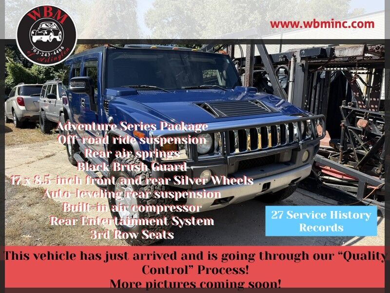 2008 HUMMER H2 Adventure w/ Adventure Preferred Equipment Group 2008 HUMMER H2 Adventure w/ Adventure Preferred Equipment Group