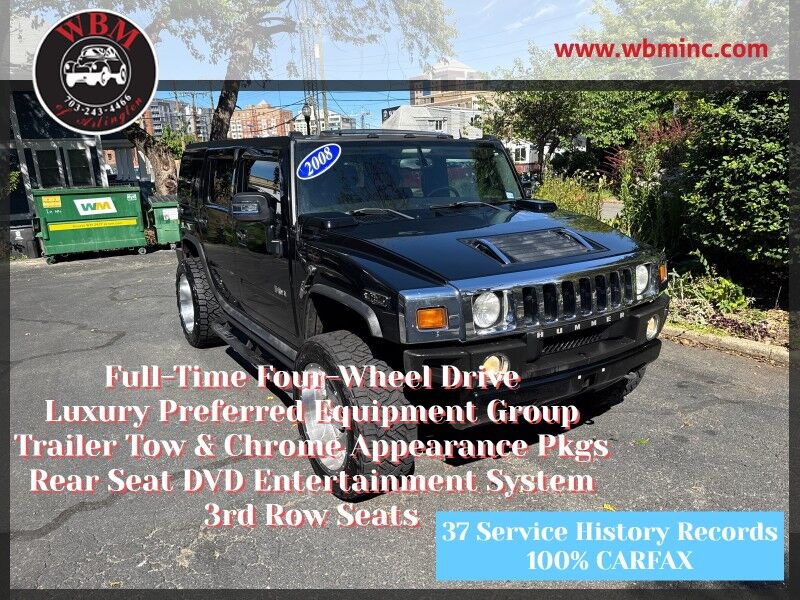 2008 HUMMER H2 SUV Luxury w/ Luxury Preferred Equipment Group 2008 HUMMER H2 SUV Luxury w/ Luxury Preferred Equipment Group