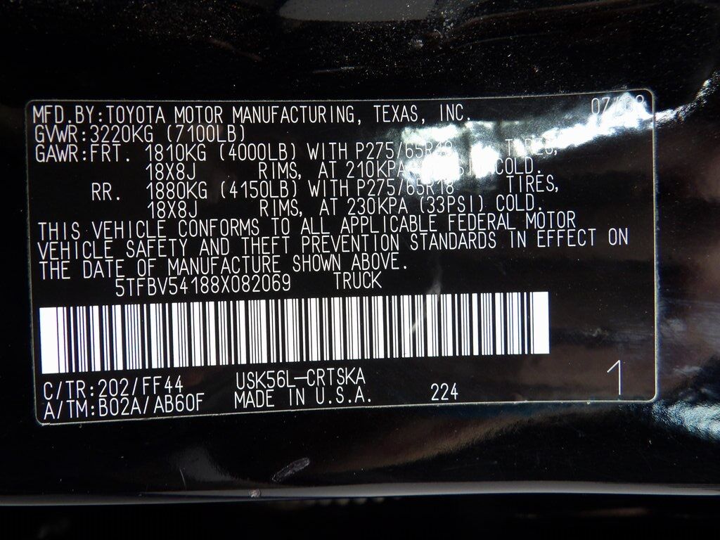 2008 Toyota Tundra 4x4 Double Cab SR5 Fond du Lac WI