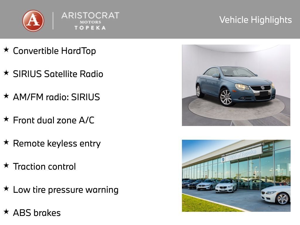 2008 Volkswagen Eos Komfort Edition San Clemente CA