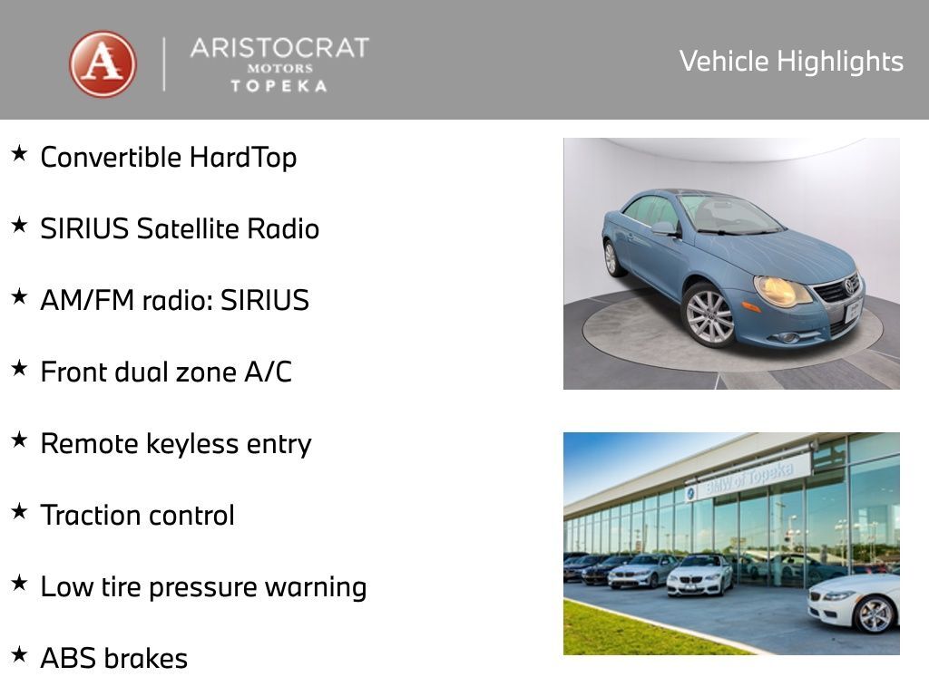 2008 Volkswagen Eos Komfort Edition San Clemente CA