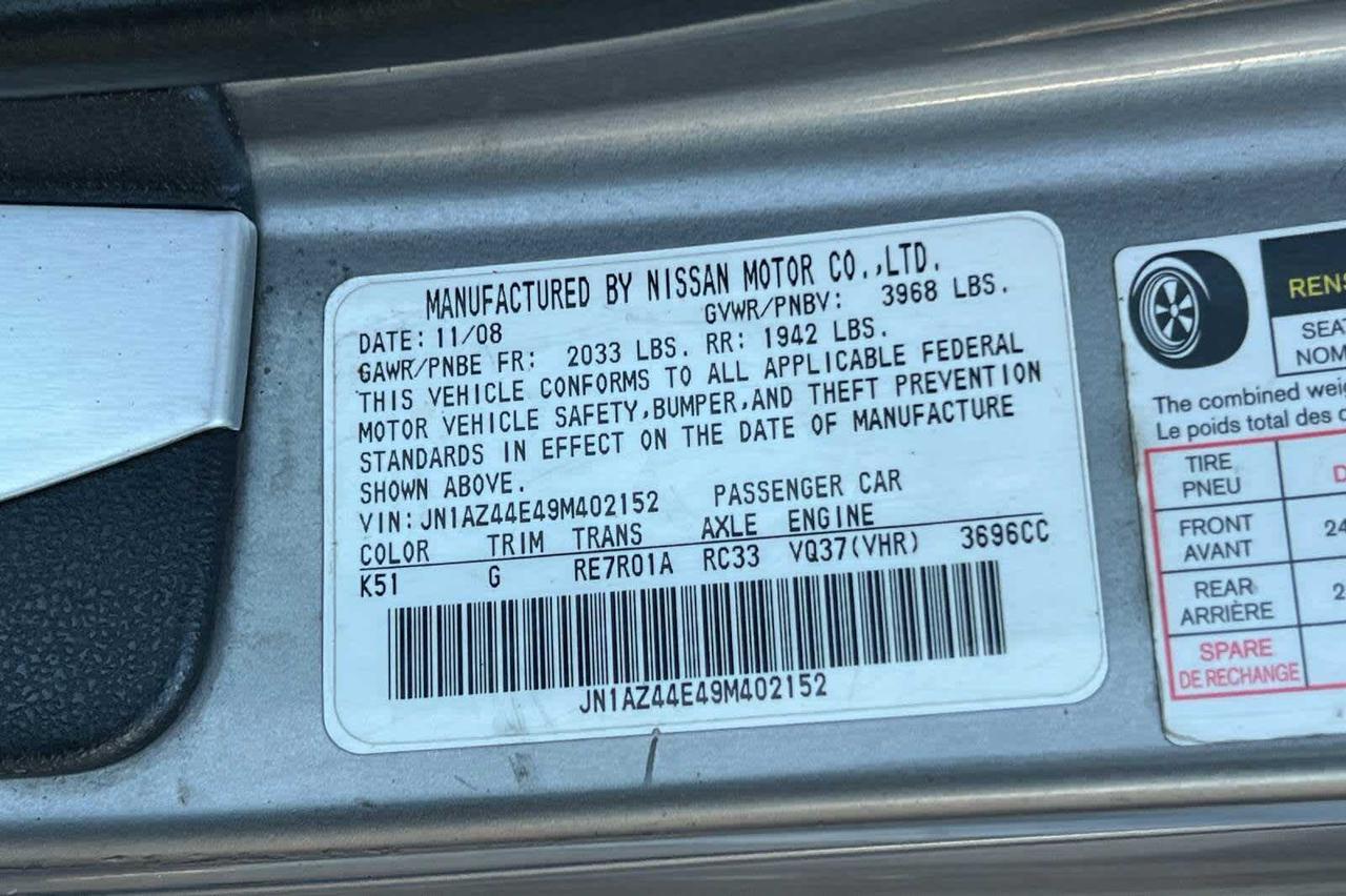 2009 Nissan 370Z Touring Roseville CA