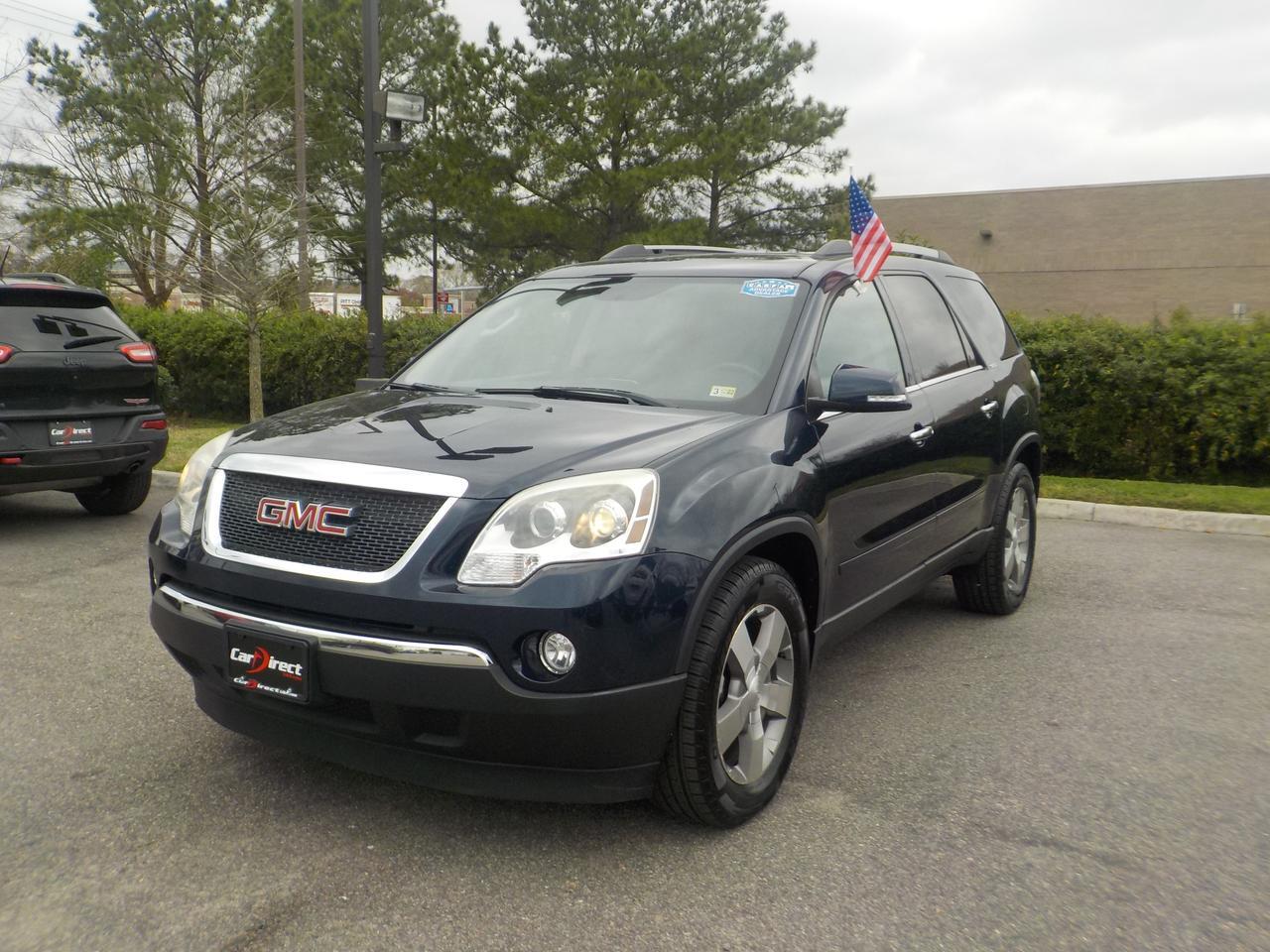 2011 GMC ACADIA SLT AWD, LEATHER, BOSE PREMIUM SPEAKERS, BLUETOOTH, HEATED SEATS, 3RD ROW SEATING, DVD, LOW MILES! 2011 GMC ACADIA SLT AWD, LEATHER, BOSE PREMIUM SPEAKERS, BLUETOOTH, HEATED SEATS, 3RD ROW SEATING, DVD, LOW MILES!