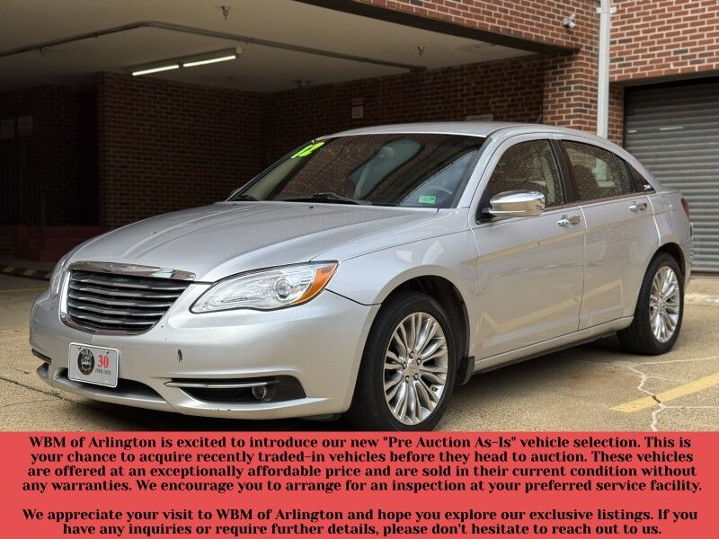 2012 Chrysler 200 Limited Sedan FWD 2012 Chrysler 200 Limited Sedan FWD