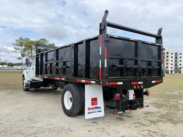 2012 Ford F-750XL Crew Cab 18' Steel Landscape Dump Truck with Tree Spades Homestead FL 2012 Ford F-750XL Crew Cab 18' Steel Landscape Dump Truck with Tree Spades Homestead FL