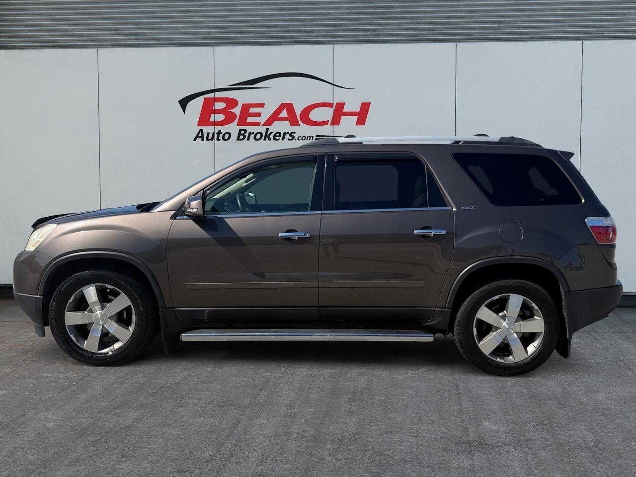 2012 GMC Acadia SLT1, HEATED SEATS, SUNROOF, UNIVERSAL GARAGE DOOR OPENER, TOW PACKAGE, RUNNING BOARDS, CAPTAINS CHAIRS, 3RD ROW, KEYLESS ENTRY, LOW MILES, CLEAN CARFAX! Norfolk VA 2012 GMC Acadia SLT1, HEATED SEATS, SUNROOF, UNIVERSAL GARAGE DOOR OPENER, TOW PACKAGE, RUNNING BOARDS, CAPTAINS CHAIRS, 3RD ROW, KEYLESS ENTRY, LOW MILES, CLEAN CARFAX! Norfolk VA