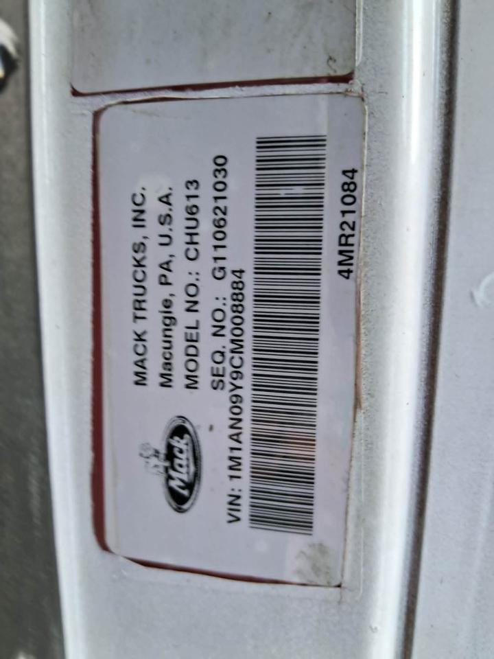 2012 MACK 600 Series CHU613 Pago Pago 2012 MACK 600 Series CHU613 Pago Pago