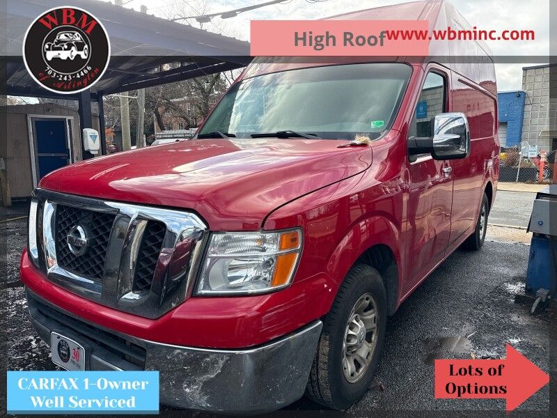 2012 Nissan NV Cargo 2500 HD SV with High Roof 2012 Nissan NV Cargo 2500 HD SV with High Roof