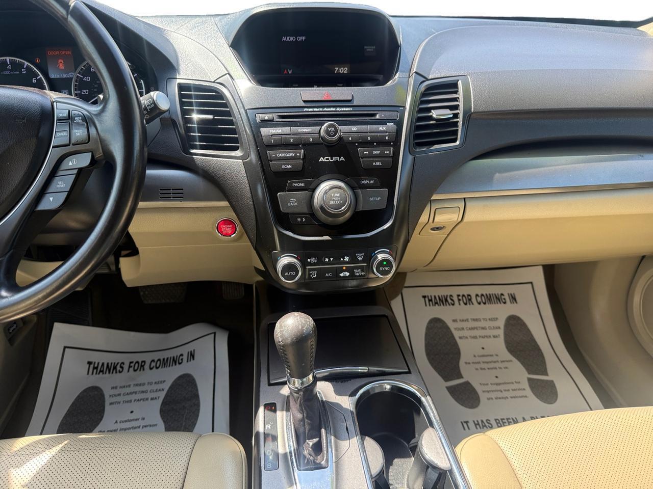 2013 ACURA RDX BASE; BASE W/ACU Kansas City MO 2013 ACURA RDX BASE; BASE W/ACU Kansas City MO