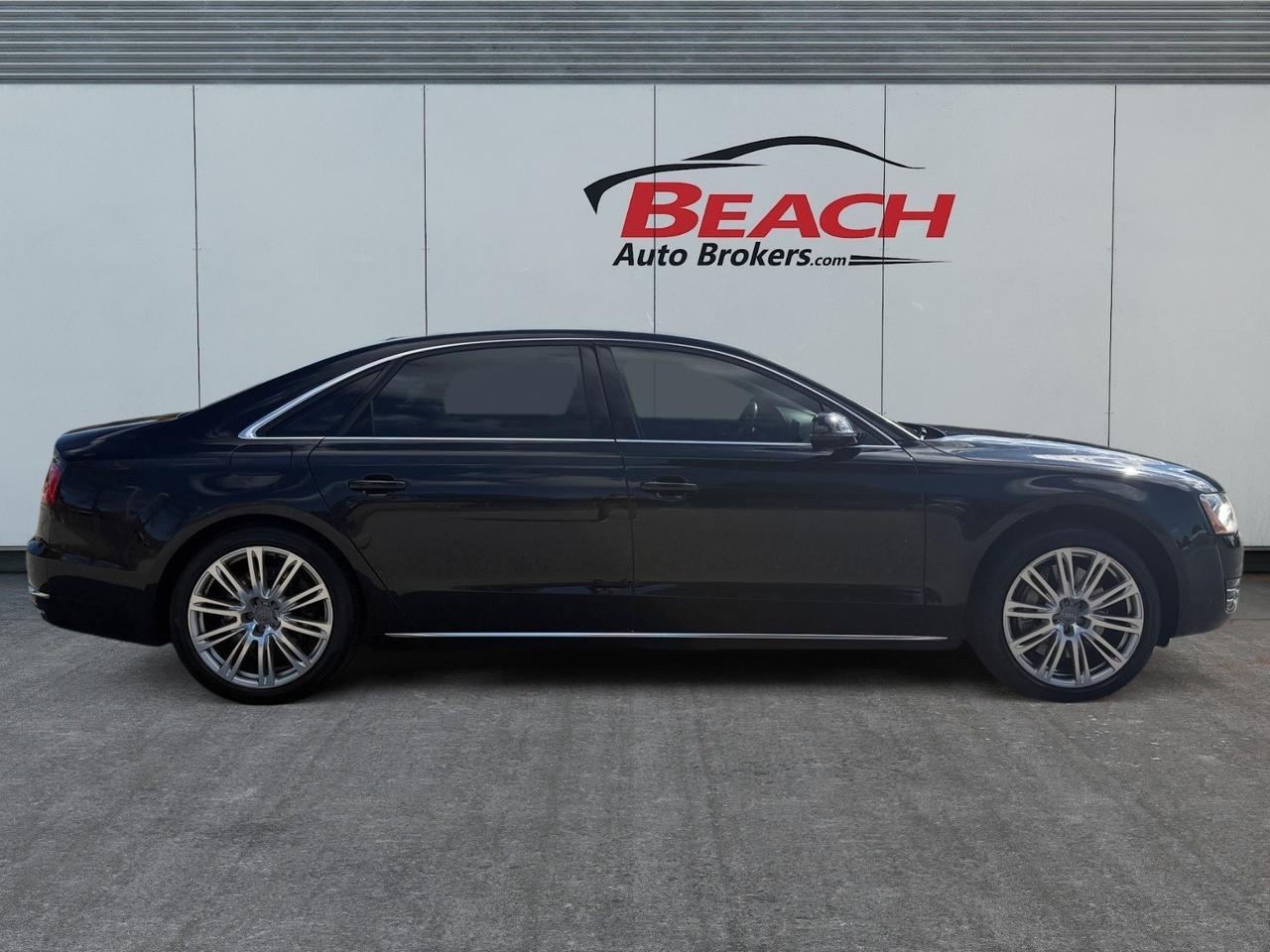 2013 Audi A8 L 4.0L, BACKUP CAMERA, SUNROOF, HEATED AND VENTILATED SEATS, POWER LIFTGATE, UNIVERSAL GARAGE DOOR OPENER, POWER MIRRORS, AUTO START/STOP, TINTED WINDOWS, BOSE SOUND SYSTEM, LOW MILES, THIS IS THE DEFINITION OF LUXURY COME AND TEST DRIVE IT TODAY! Norfolk VA 2013 Audi A8 L 4.0L, BACKUP CAMERA, SUNROOF, HEATED AND VENTILATED SEATS, POWER LIFTGATE, UNIVERSAL GARAGE DOOR OPENER, POWER MIRRORS, AUTO START/STOP, TINTED WINDOWS, BOSE SOUND SYSTEM, LOW MILES, THIS IS THE DEFINITION OF LUXURY COME AND TEST DRIVE IT TODAY! Norfolk VA