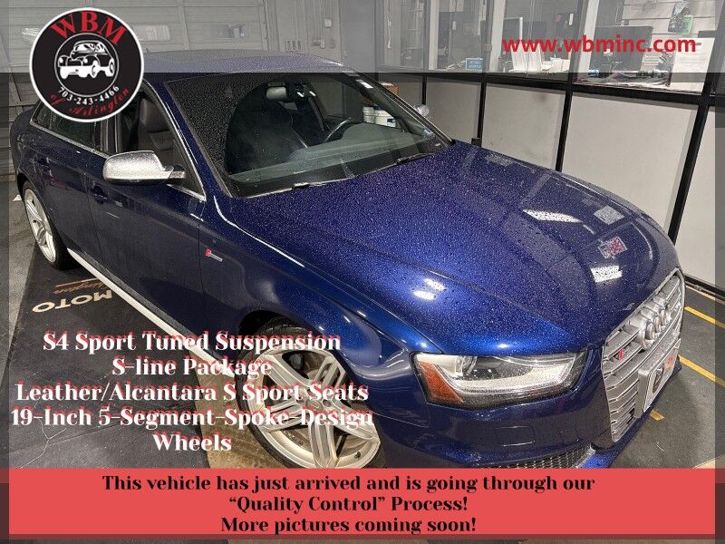 2013 Audi S4 3.0T quattro Premium Plus Sedan AWD 2013 Audi S4 3.0T quattro Premium Plus Sedan AWD