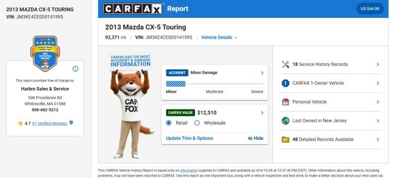 2013 Mazda CX-5 Touring Webster MA 2013 Mazda CX-5 Touring Webster MA