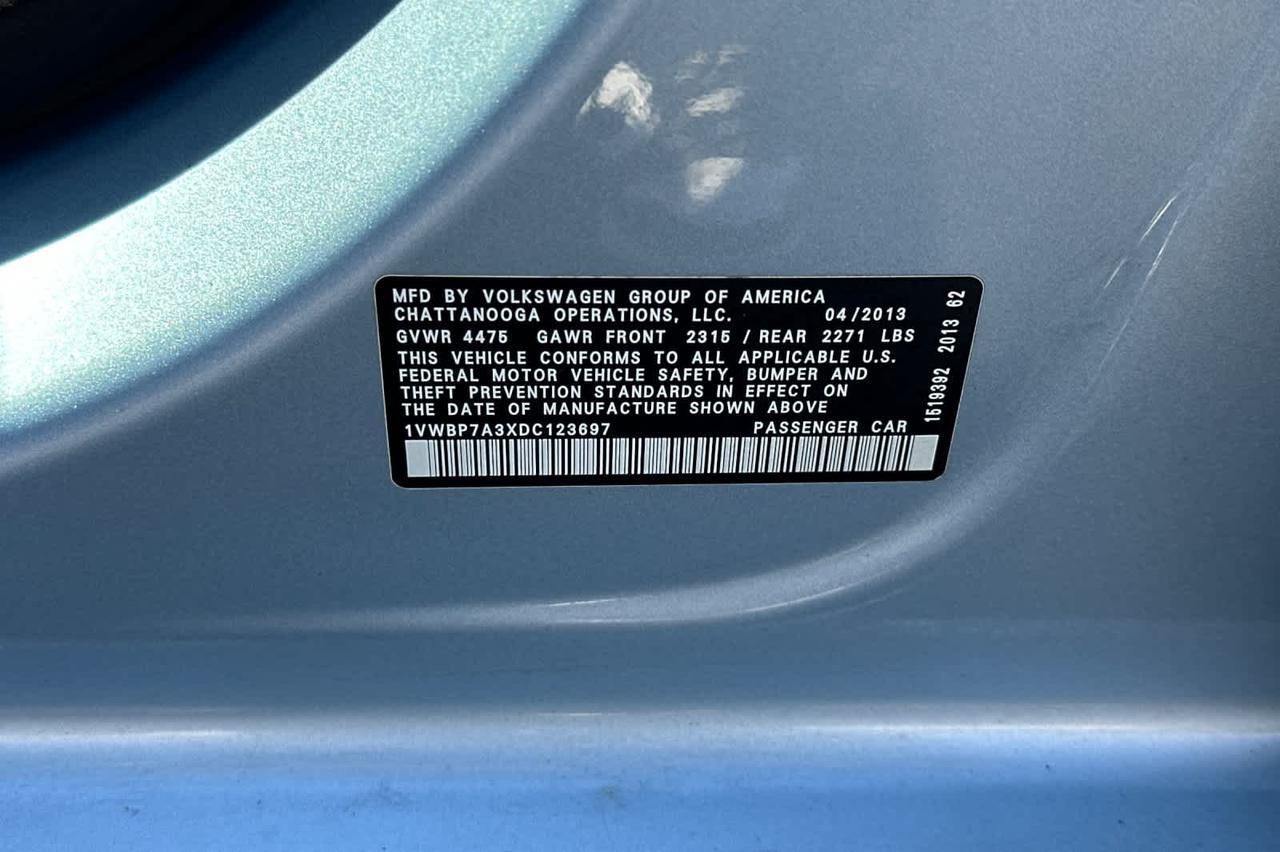 2013 Volkswagen Passat SE Roseville CA