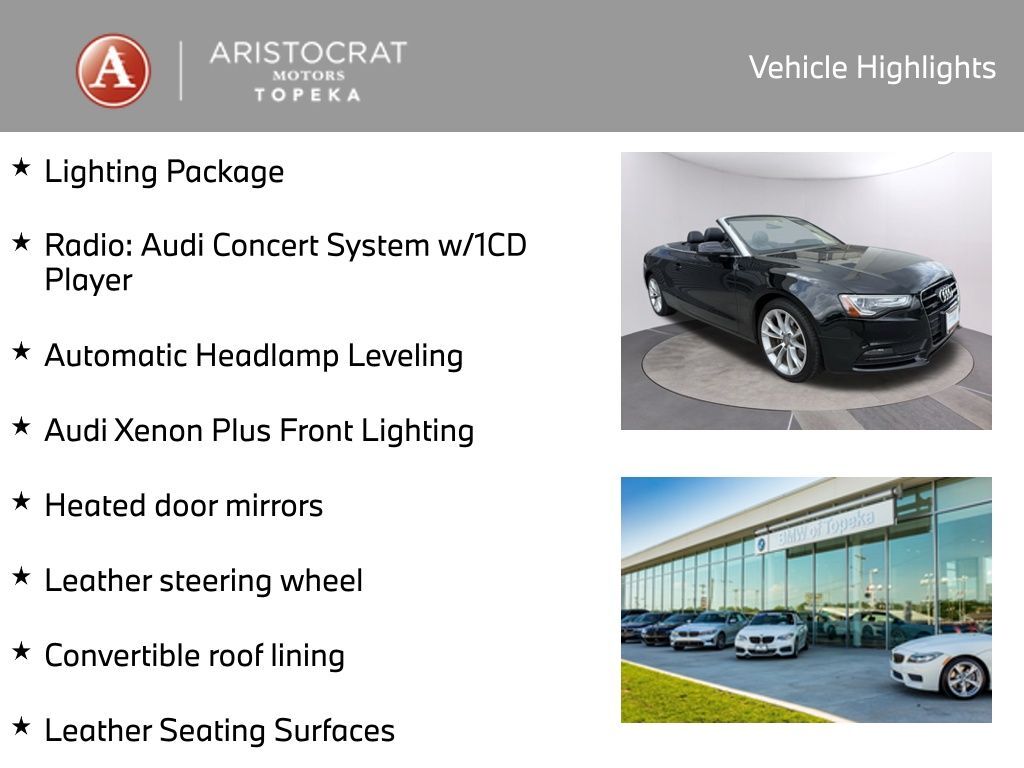 2014 Audi A5 2.0T Premium San Clemente CA