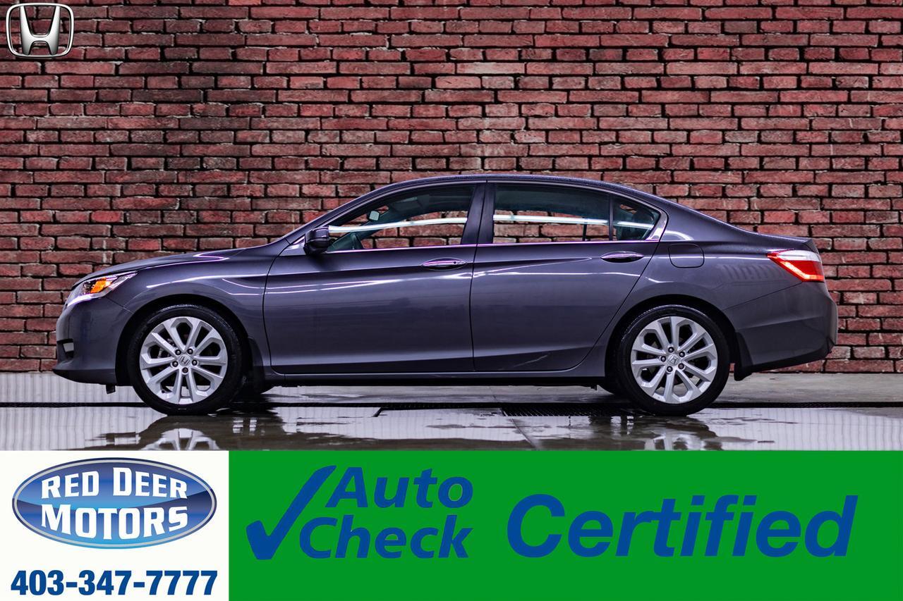 2014 Honda Accord Sedan Touring Manual Leather Roof Nav BCam Red Deer AB 2014 Honda Accord Sedan Touring Manual Leather Roof Nav BCam Red Deer AB