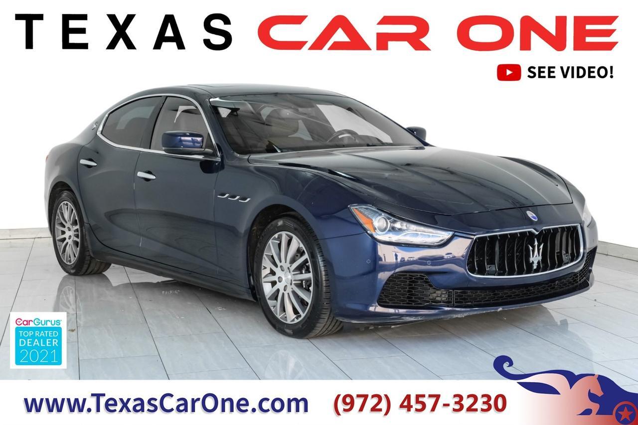 2014 Maserati Ghibli S Q4 AWD NAVIGATION SUNROOF LEATHER HEATED SEATS REAR CAMERA KEY Carrollton TX 2014 Maserati Ghibli S Q4 AWD NAVIGATION SUNROOF LEATHER HEATED SEATS REAR CAMERA KEY Carrollton TX