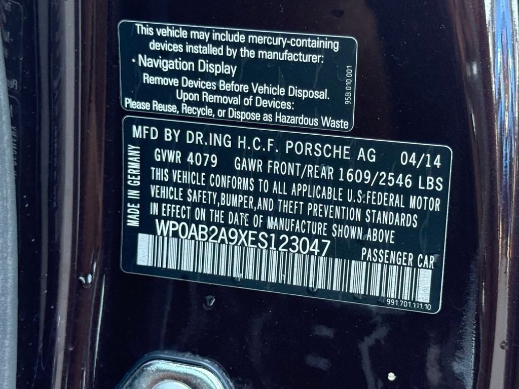 2014 Porsche 911 Carrera S Lakeland FL