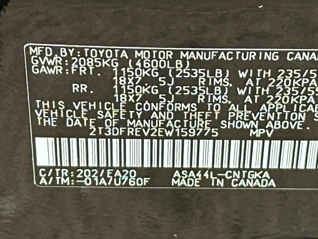 2014 Toyota RAV4 Limited Woodbridge VA