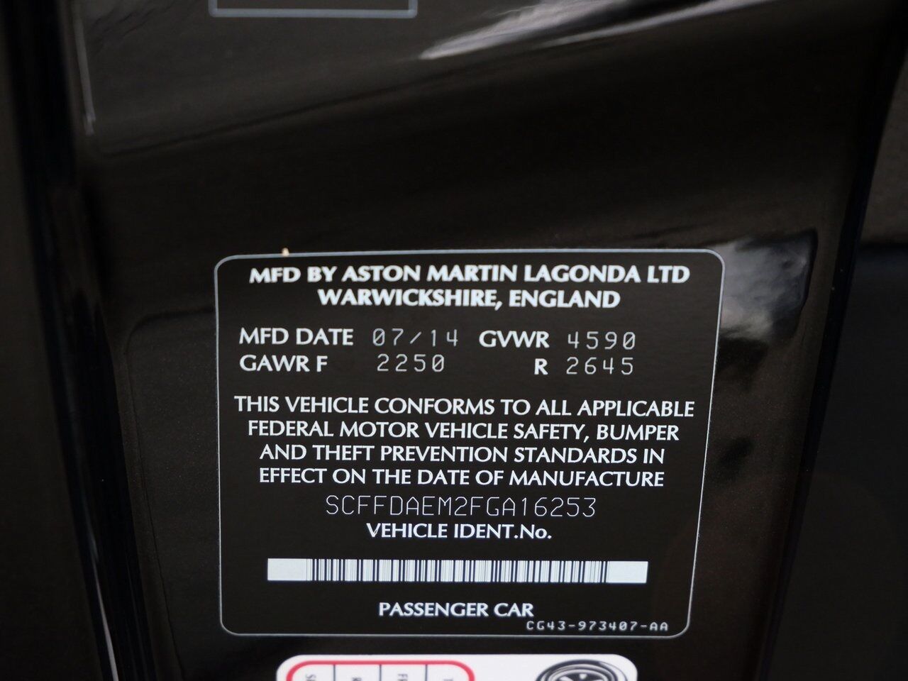 2015 Aston Martin DB9 Carbon Edition Carbon Edition Lawrence KS