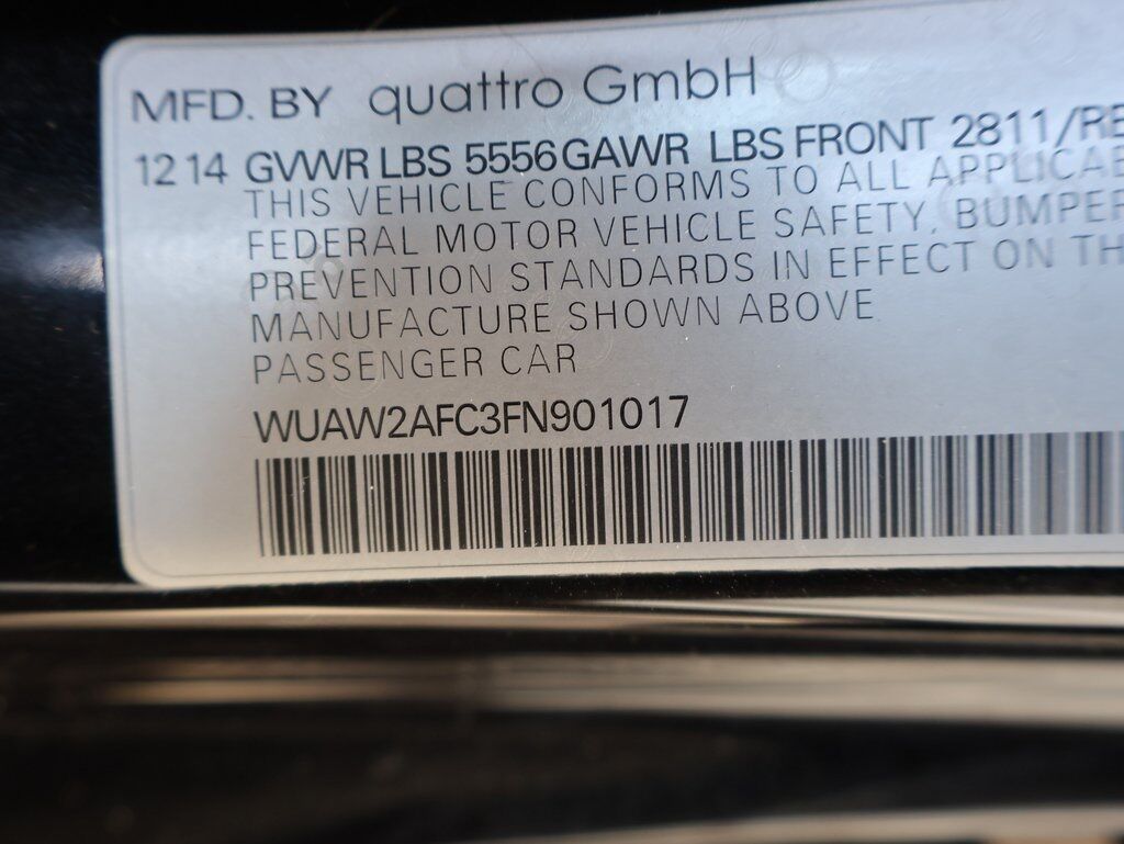 2015 Audi RS 7 4.0T Prestige San Clemente CA