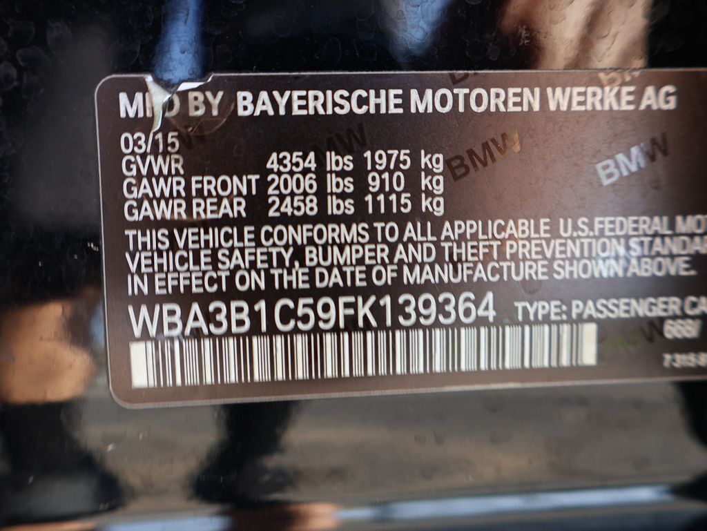 2015 BMW 3 Series 320i