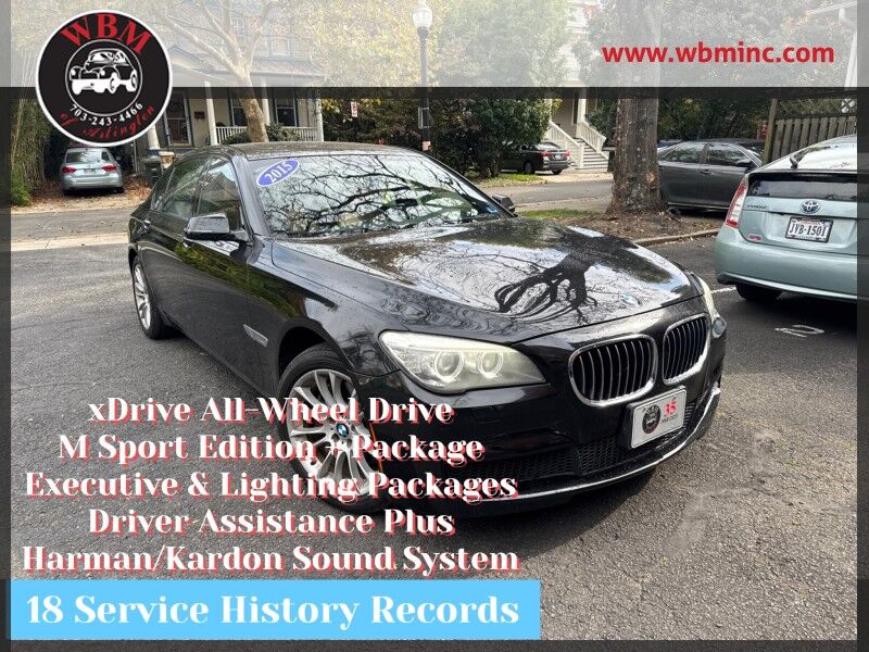 2015 BMW 7 Series 740Li xDrive w/ M Sport Package and Executive Package 2015 BMW 7 Series 740Li xDrive w/ M Sport Package and Executive Package