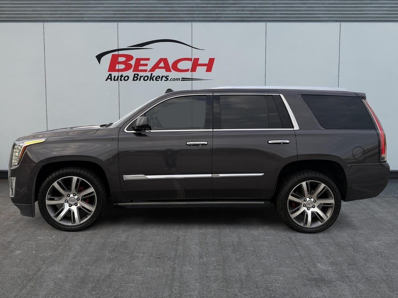 2015 Cadillac Escalade Premium, HEATED AND VENTILATED SEATS, HEATED REAR SEATS, POWER RUNNING BOARDS, SUNROOF, BOSE SPEAKERS, ALL WEATHER FLOOR MATS, CAPTAINS CHAIRS, 3RD ROW, REMOTE START, POWER FOLDING MIRRORS, THE PERFECT FAMILY VEHICLE! Norfolk VA 2015 Cadillac Escalade Premium, HEATED AND VENTILATED SEATS, HEATED REAR SEATS, POWER RUNNING BOARDS, SUNROOF, BOSE SPEAKERS, ALL WEATHER FLOOR MATS, CAPTAINS CHAIRS, 3RD ROW, REMOTE START, POWER FOLDING MIRRORS, THE PERFECT FAMILY VEHICLE! Norfolk VA