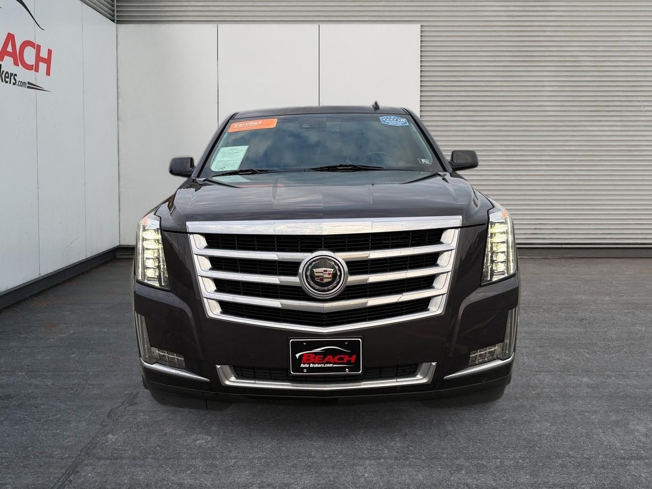2015 Cadillac Escalade Premium, HEATED AND VENTILATED SEATS, HEATED REAR SEATS, POWER RUNNING BOARDS, SUNROOF, BOSE SPEAKERS, ALL WEATHER FLOOR MATS, CAPTAINS CHAIRS, 3RD ROW, REMOTE START, POWER FOLDING MIRRORS, THE PERFECT FAMILY VEHICLE! Norfolk VA 2015 Cadillac Escalade Premium, HEATED AND VENTILATED SEATS, HEATED REAR SEATS, POWER RUNNING BOARDS, SUNROOF, BOSE SPEAKERS, ALL WEATHER FLOOR MATS, CAPTAINS CHAIRS, 3RD ROW, REMOTE START, POWER FOLDING MIRRORS, THE PERFECT FAMILY VEHICLE! Norfolk VA