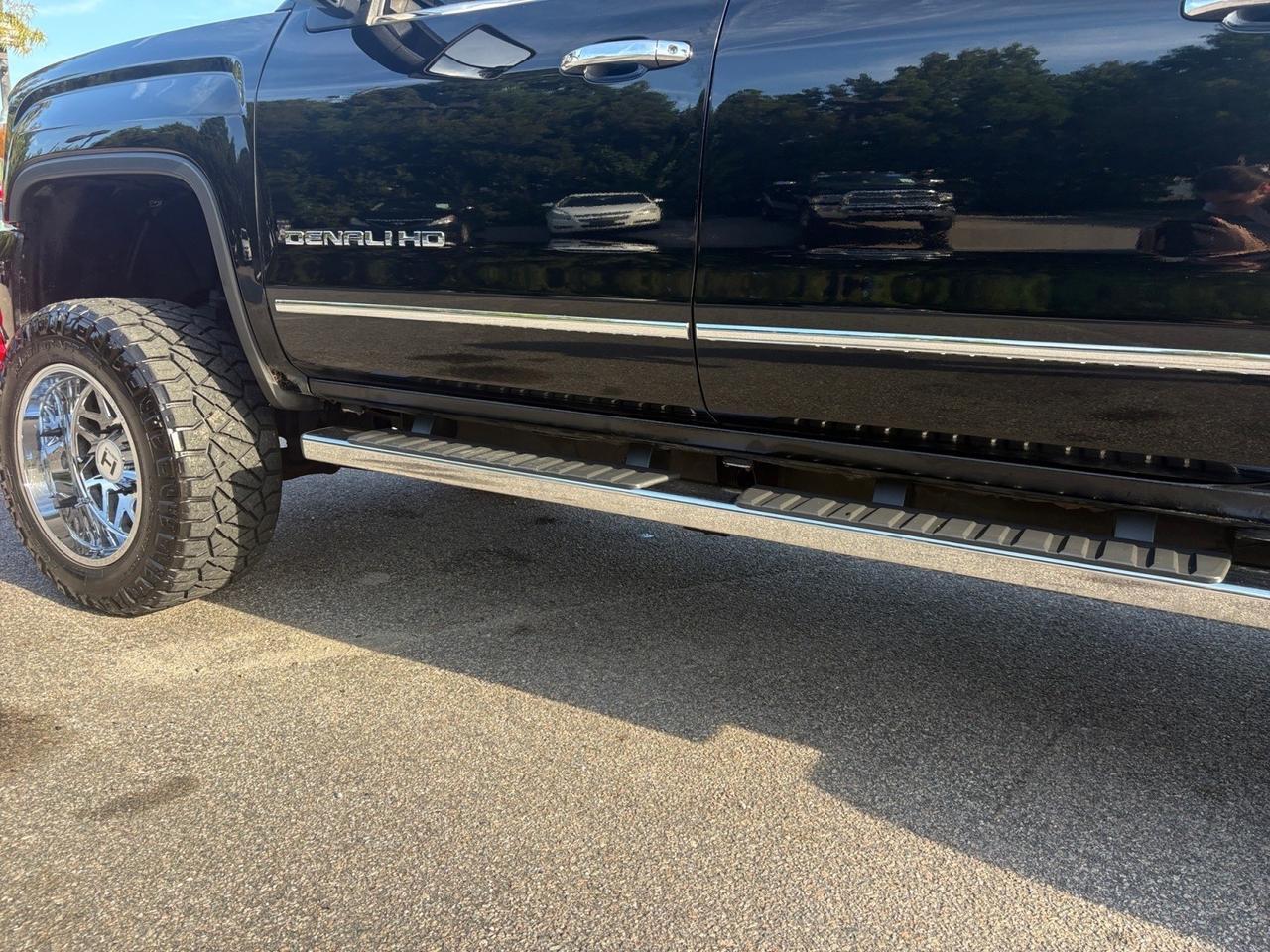 2015 GMC Sierra 2500HD available WiFi Denali, CUSTOM CHROME HOSTILE WHEELS, RUNNING BOARDS, LIFTED, 5TH WHEEL/GOOSENECK TOW PACKAGE, BLIND SPOT, FORWARD COLISION ALERT, HEATED & COOLING SEATS, REMOTE START, NAVIGATION, APPLE CARPLAY/ANDROID AUTO, PANDORA APP, LOW MILES, GET MORE OF THIS Virginia Beach VA 2015 GMC Sierra 2500HD available WiFi Denali, CUSTOM CHROME HOSTILE WHEELS, RUNNING BOARDS, LIFTED, 5TH WHEEL/GOOSENECK TOW PACKAGE, BLIND SPOT, FORWARD COLISION ALERT, HEATED & COOLING SEATS, REMOTE START, NAVIGATION, APPLE CARPLAY/ANDROID AUTO, PANDORA APP, LOW MILES, GET MORE OF THIS Virginia Beach VA