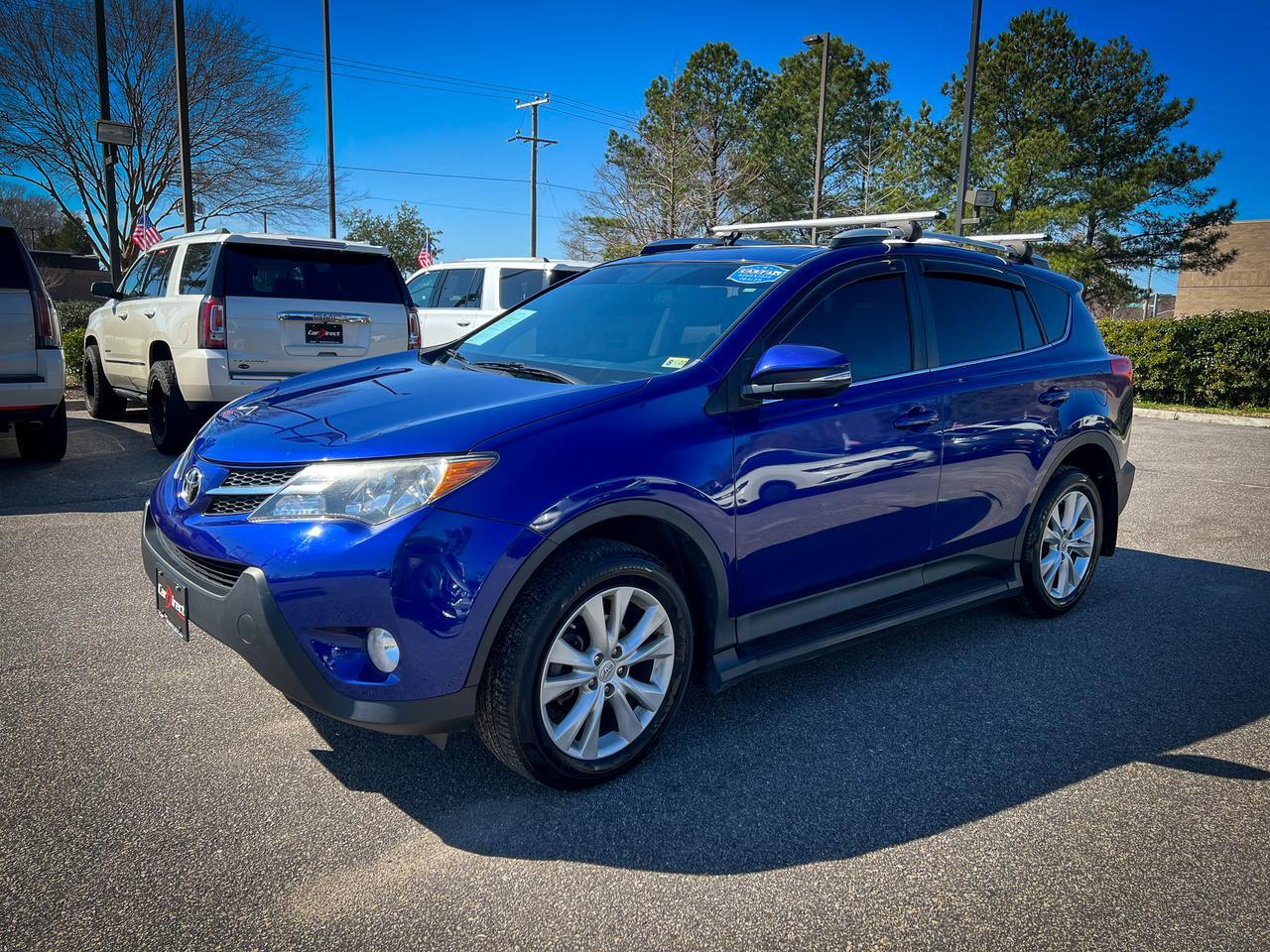 2015 TOYOTA RAV4 LIMITED 4X4, BLACK LEATHER HEATED SEATS, NAVIGATION SUNROOF, ROOF RACK, AND ONLY 49K MILES 2015 TOYOTA RAV4 LIMITED 4X4, BLACK LEATHER HEATED SEATS, NAVIGATION SUNROOF, ROOF RACK, AND ONLY 49K MILES