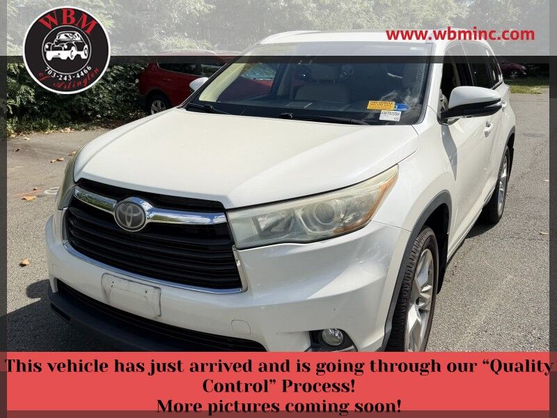 2015 Toyota Highlander Limited Platinum AWD 2015 Toyota Highlander Limited Platinum AWD
