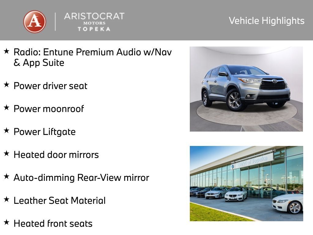2015 Toyota Highlander XLE V6