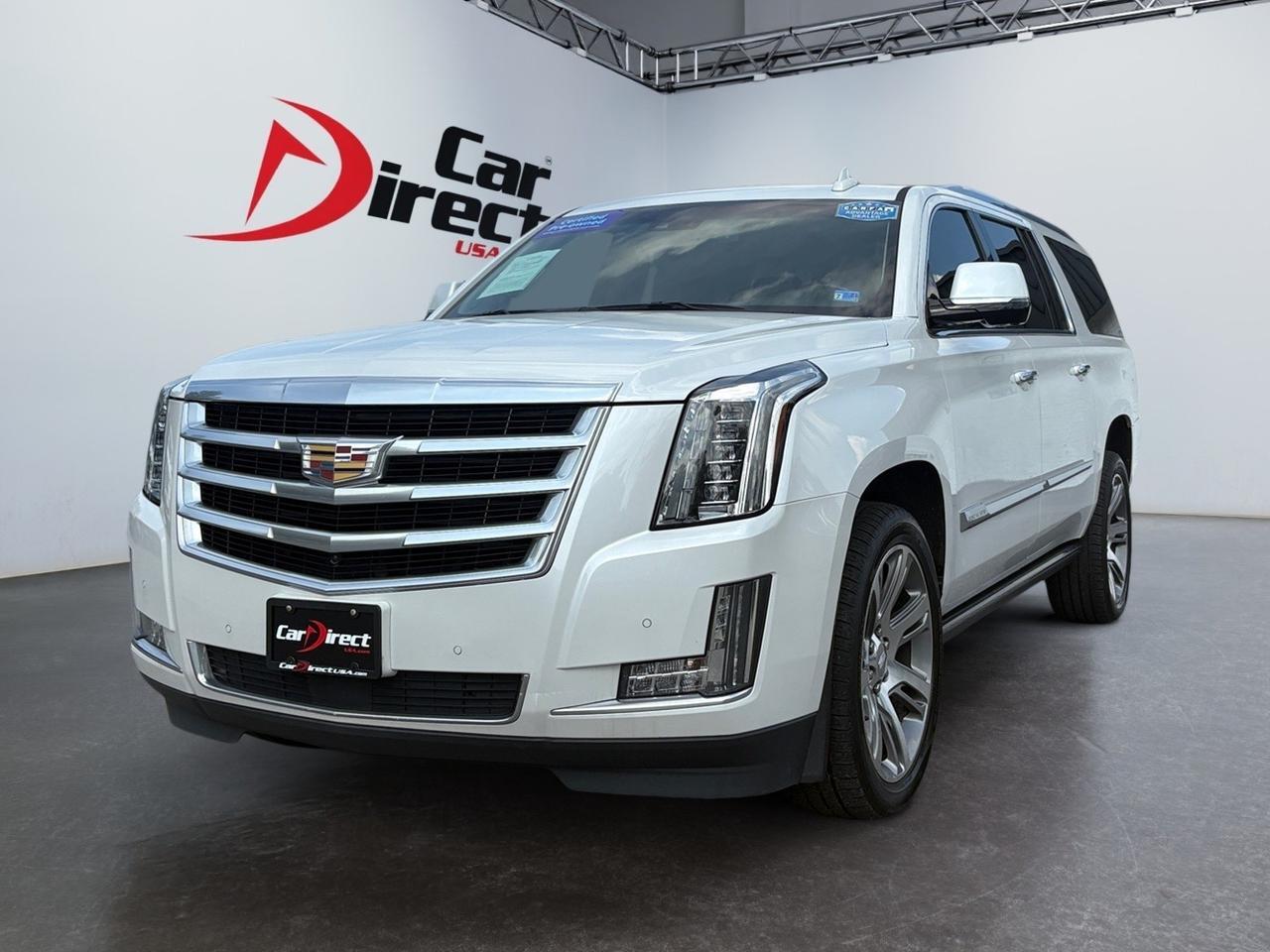 2016 Cadillac Escalade ESV Premium Collection, POWER RUNNING BOARDS, ROOF RACKS, POWER LIFTGATE, BACKUP CAMERA, SUNROOF, HEATED & AC SEATS, POWER 3RD ROW SEATING, HEADS UP DISPLAY, NAVIGATION, BLIND SPOT ALERT, LANE KEEP ASSIST, FORWARD COLLISION ALERT, RIDE IN LUXURY! Virginia Beach VA 2016 Cadillac Escalade ESV Premium Collection, POWER RUNNING BOARDS, ROOF RACKS, POWER LIFTGATE, BACKUP CAMERA, SUNROOF, HEATED & AC SEATS, POWER 3RD ROW SEATING, HEADS UP DISPLAY, NAVIGATION, BLIND SPOT ALERT, LANE KEEP ASSIST, FORWARD COLLISION ALERT, RIDE IN LUXURY! Virginia Beach VA