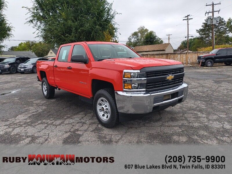 2016 Chevrolet Silverado 2500HD Work Truck Twin Falls ID 2016 Chevrolet Silverado 2500HD Work Truck Twin Falls ID