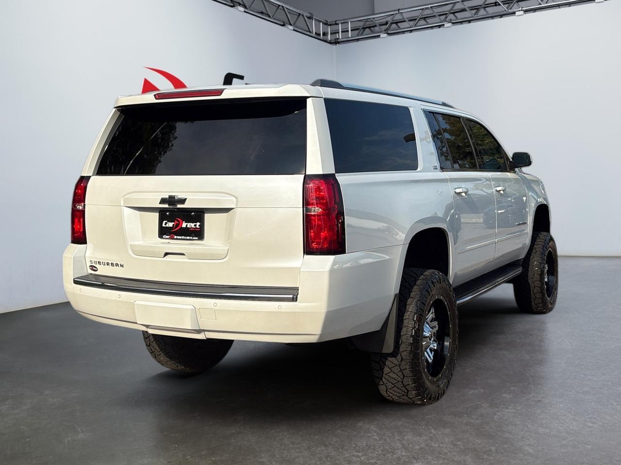 2016 Chevrolet Suburban LTZ, SUNROOF, LIFTED, BRUSH GUARD, CUSTOM CHROME FUEL WHEELS, RUNNING BOARDS, BLIND SPOT, POWER 3RD ROW, POWER LIFTGATE, HEATED & COOLING SEATS, APPLE CARPLAY/ANDROID AUTO, DVD REAR ENTERTAINMENT, LOW MILES, 1 OWNER, READY TO HIT THE ROAD! Virginia Beach VA 2016 Chevrolet Suburban LTZ, SUNROOF, LIFTED, BRUSH GUARD, CUSTOM CHROME FUEL WHEELS, RUNNING BOARDS, BLIND SPOT, POWER 3RD ROW, POWER LIFTGATE, HEATED & COOLING SEATS, APPLE CARPLAY/ANDROID AUTO, DVD REAR ENTERTAINMENT, LOW MILES, 1 OWNER, READY TO HIT THE ROAD! Virginia Beach VA