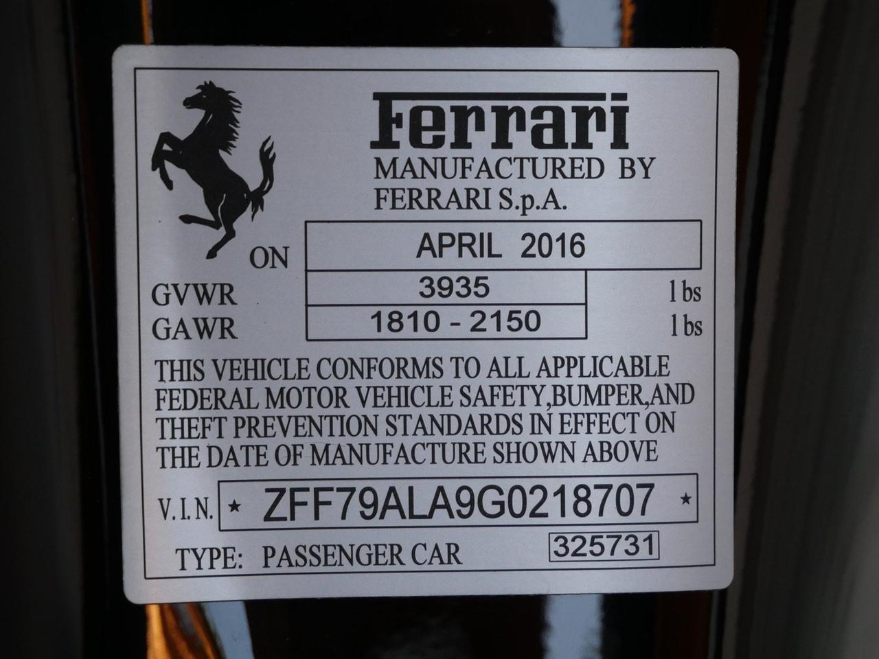 2016 Ferrari 488 GTB Lawrence KS