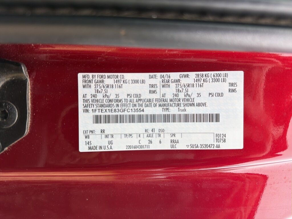 2016 Ford F-150 4x4 SuperCab XLT Minocqua WI 2016 Ford F-150 4x4 SuperCab XLT Minocqua WI