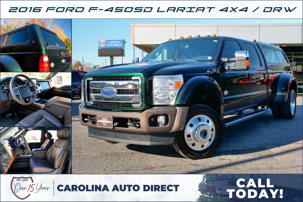 2016 Ford F-450SD King Ranch 4X4 / DRW / Truck Topper / 6.7L V8 Diesel! 2016 Ford F-450SD King Ranch 4X4 / DRW / Truck Topper / 6.7L V8 Diesel!