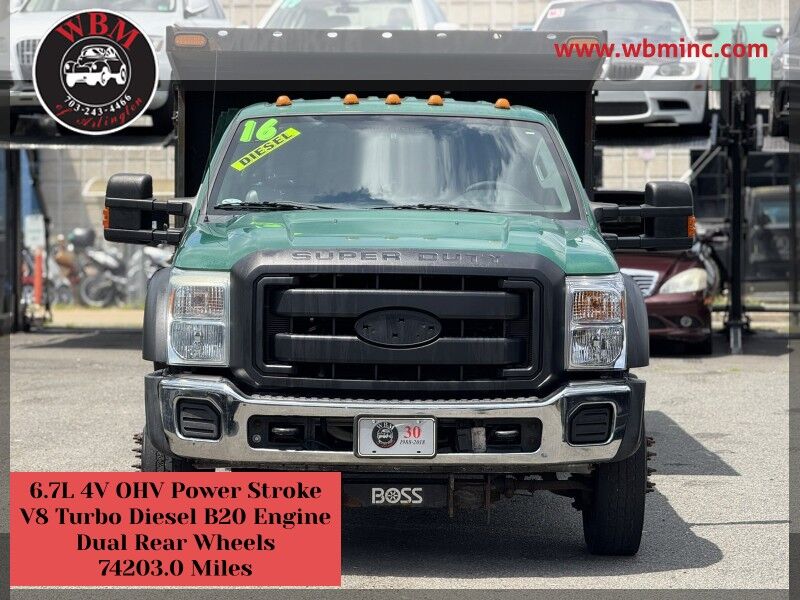 2016 Ford F-550 Chassis XL Crew Cab DRW 11-FT Steel Dump Body 2016 Ford F-550 Chassis XL Crew Cab DRW 11-FT Steel Dump Body