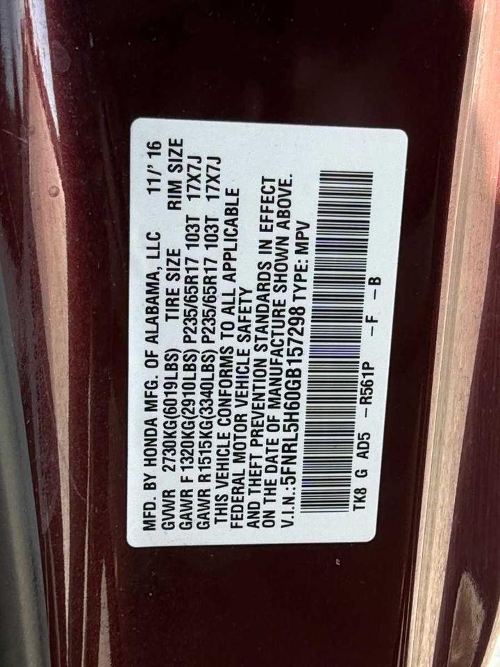 2016 Honda Odyssey EX-L Irving TX 2016 Honda Odyssey EX-L Irving TX